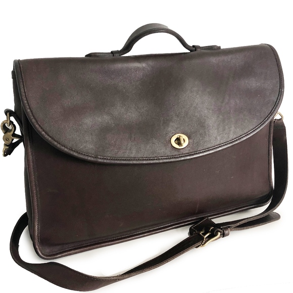 Coach Other - Vintage Coach Mocha Lexington Briefcase #5265